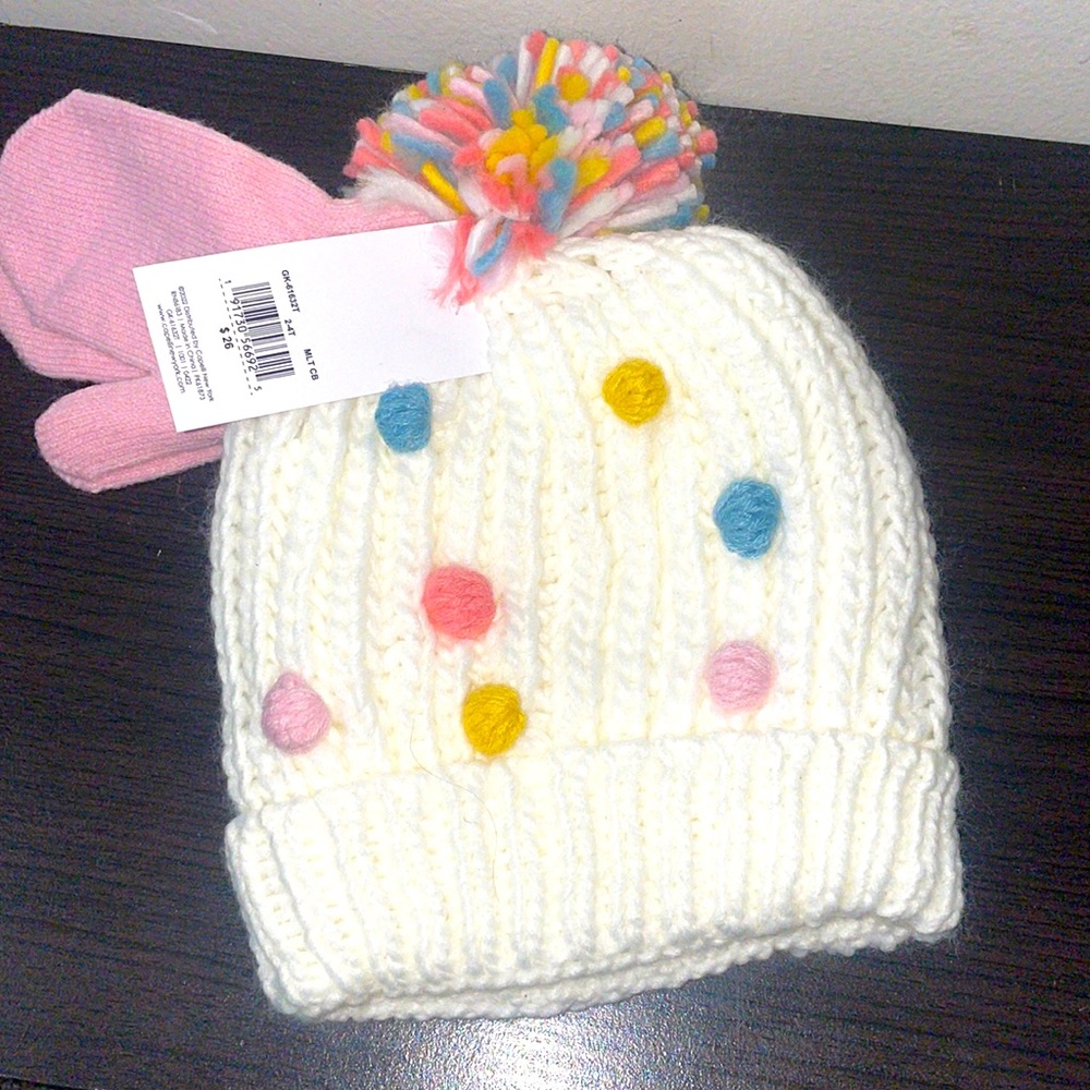 COPY - Hat and gloves for Toddler Girl